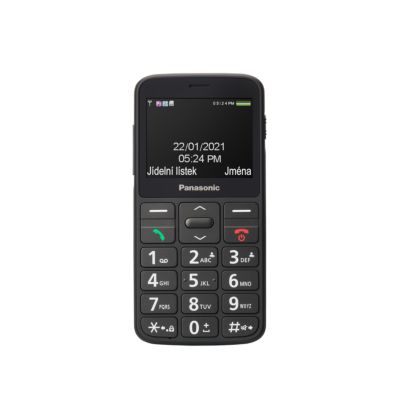 Panasonic KX TU160 FRONT CZECH BLACK 01