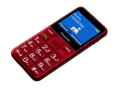 Panasonic KX-TU155EXBN panasonic KX TU150 red lightened keypad incoming call screen cz